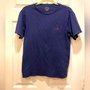 Polo Ralph Lauren tee,  kids sz L (14-16)), navy.